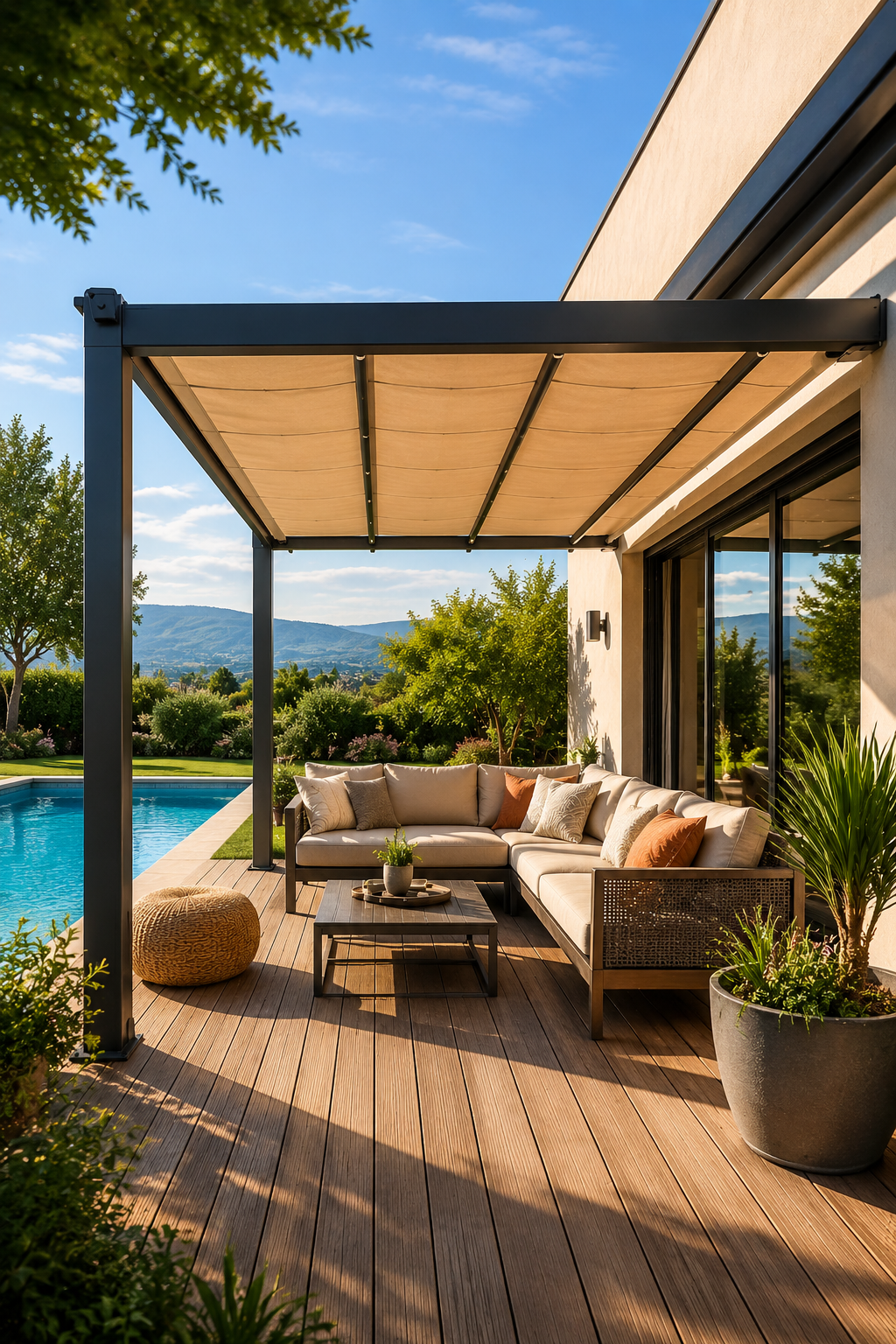 Pergolas Toile Retractable