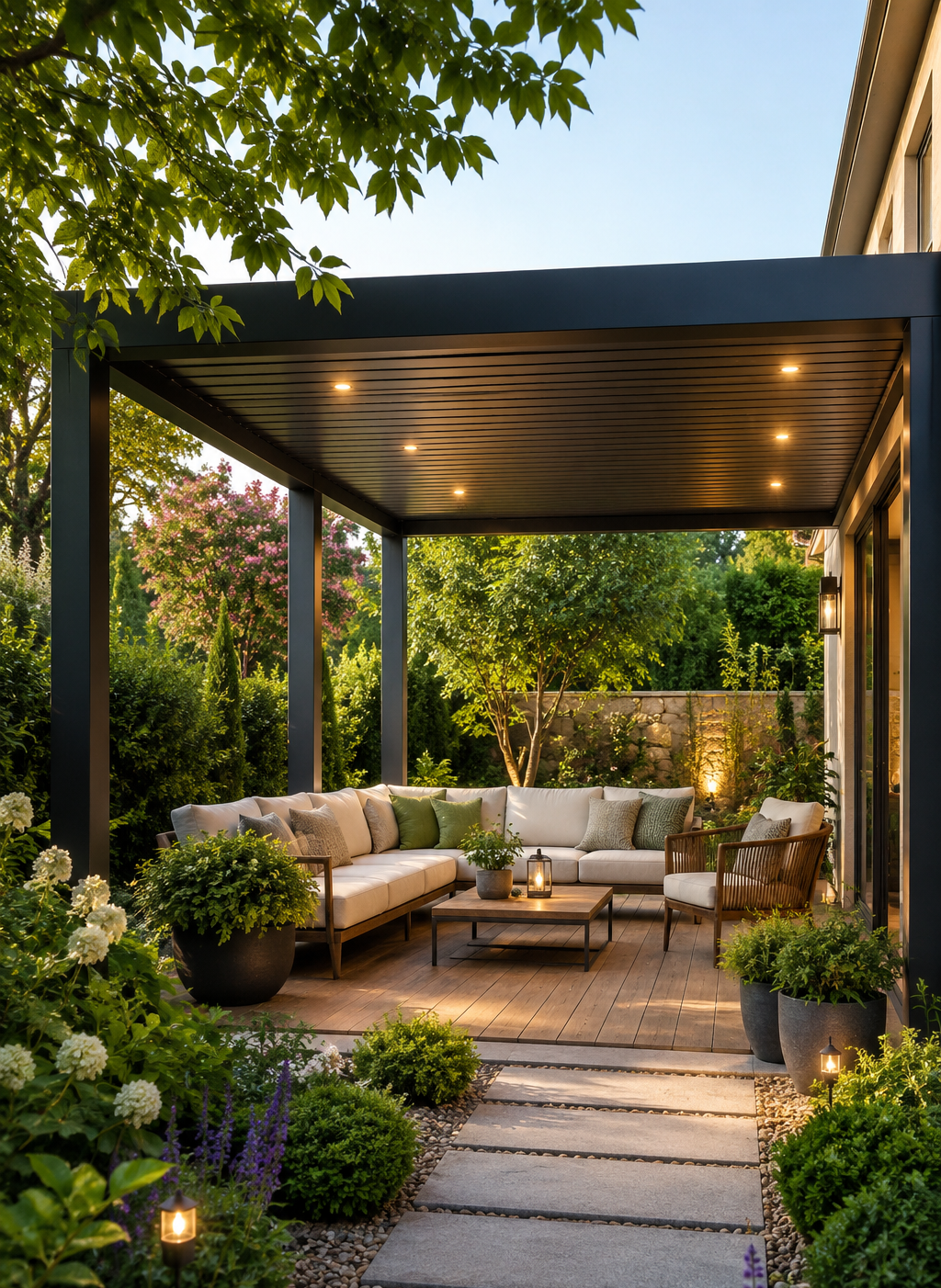 Pergolas Toiture Fixe