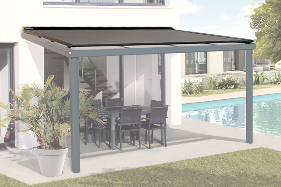 Store de Toiture WINSOL pour Pergola et Véranda