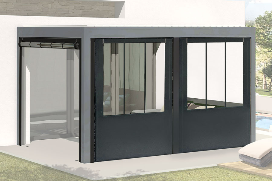 BÃ¢che Sur-Mesure CLOSEO pour Pergola